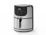 LOUISE STURHLING Stainless Steel Natural Ceramic Coated 5.8Qt Air Fryer XL. BPA-FREE, PFOS & PFOA-FREE, Lead & Cadmium Free, 8-in-1 One-Touch Programs-LOUISE STURHLING