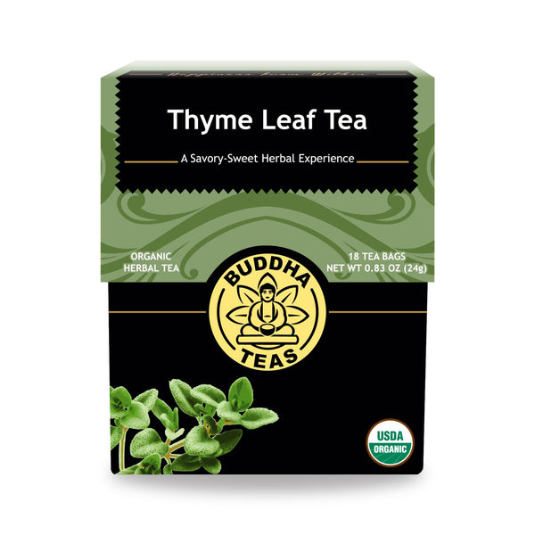 Buddha Teas - Organic Tea - Thyme Leaf - Case Of 6 - 18 Count