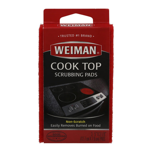 Weiman Pads - Cooktop Scrubbing - Case Of 6 - 3 Count