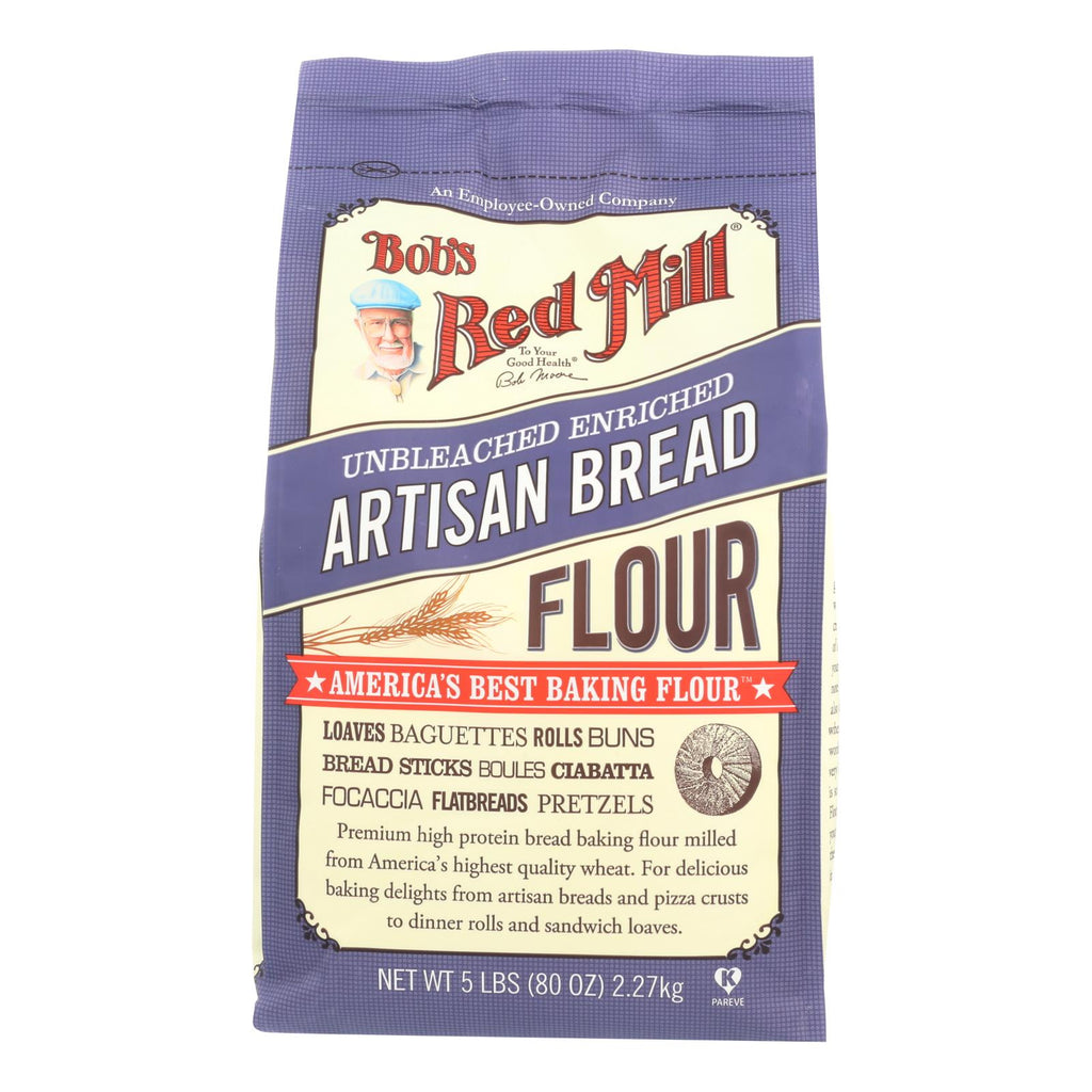 Bob's Red Mill - Artisan Bread Flour - 5 Lb - Case Of 4