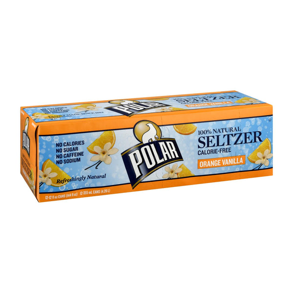 Polar Beverages Seltzer - Vanilla 12pk - 12-12 Fl Oz