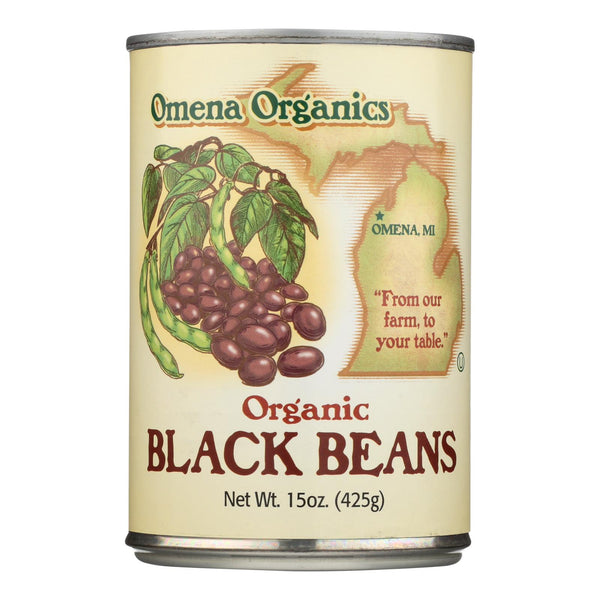 Omena Organics - Beans Black - Case Of 12 - 15 Oz