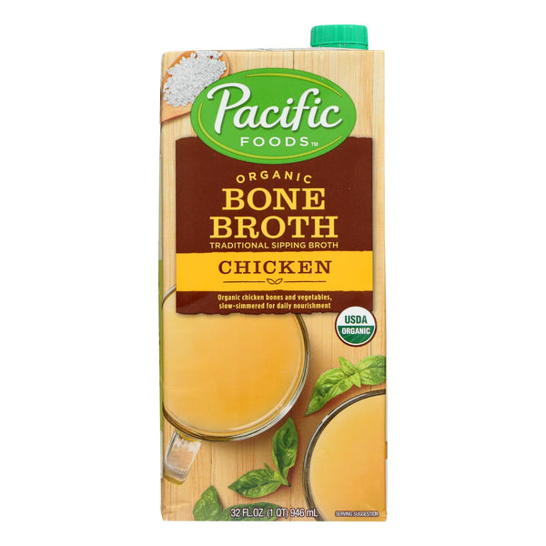 Pacific Natural Foods - Broth Bone Chicken - Case Of 12 - 32 Oz