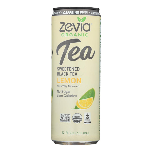 Zevia Organic Sweetened Black Tea - Case Of 12 - 12 Fz