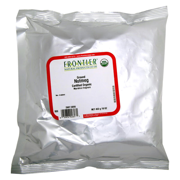 Frontier Herb Nutmeg Organic Ground - Single Bulk Item - 1lb