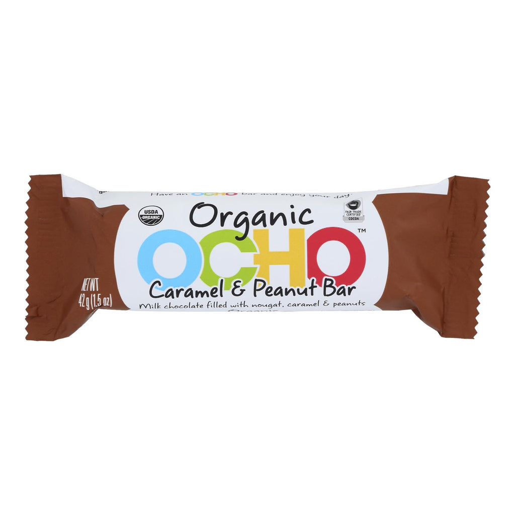 Ocho Candy - Candy Bar Crml-peanut - Case Of 12-1.5 Oz