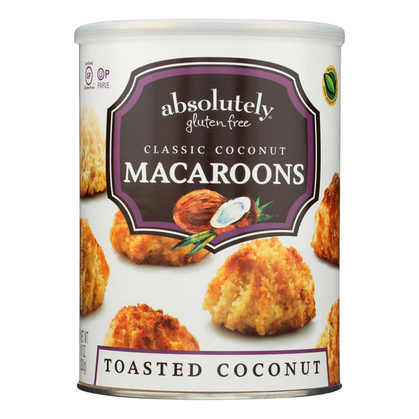 Absolutely Gluten Free Macaroons - Coconut - Classic - Case Of 6 - 10 Oz