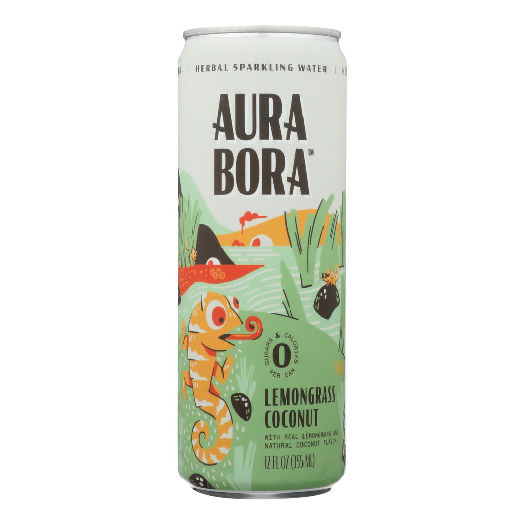 Aura Bora - Sparkling Water Lemgrs Coconut - Case Of 12-12 Fz