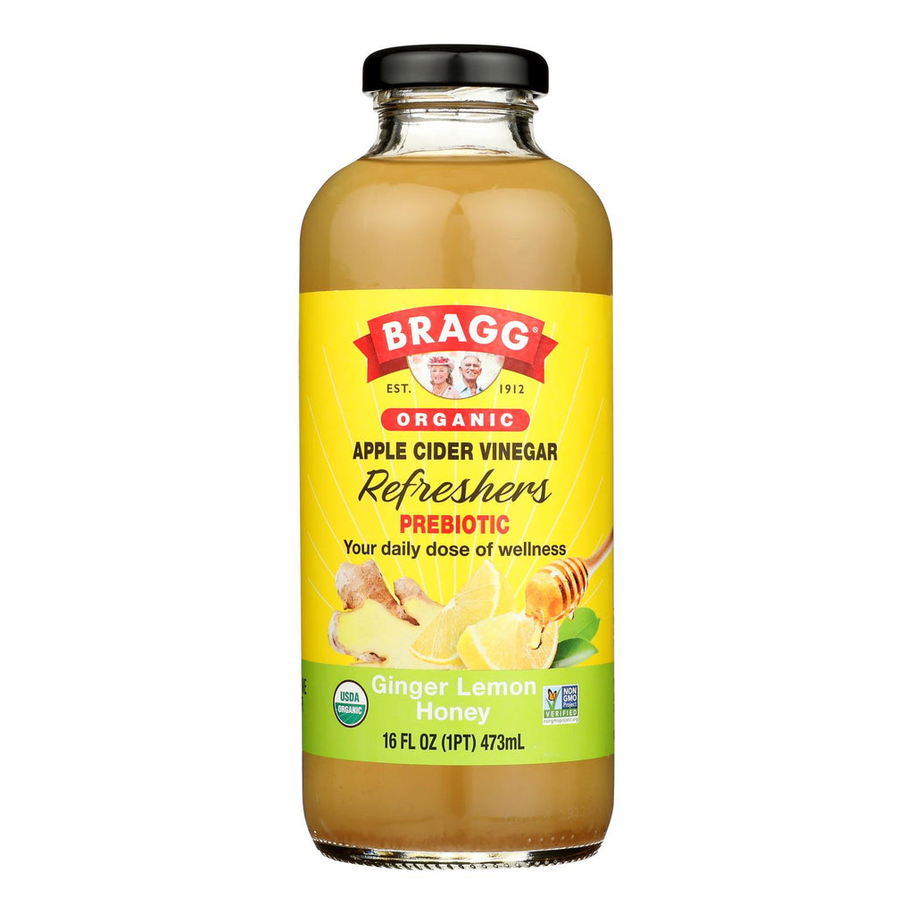 Bragg - Apple Cider Vinegar Ginger Lemon Honey Refresh - Case Of 12-16 Fz