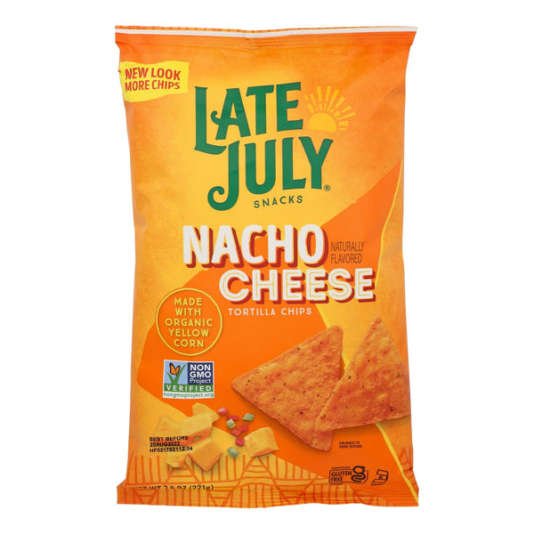 Late July Snacks - Tort Chip Nacho Chs - Case Of 12-7.8 Oz