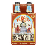 Virgil's Rootbeer Cream Soda - Cream - Case Of 6 - 12 Fl Oz.