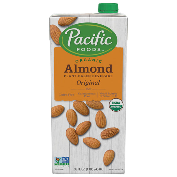 Pacific Natural Naturally Almond Original Low Fat Beverage (12x32 Oz)