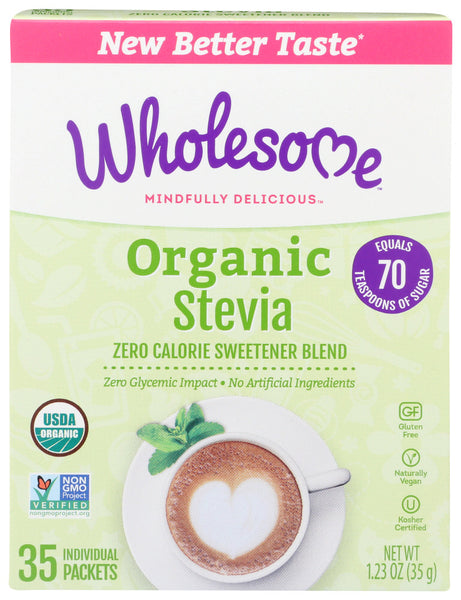 Wholesome Sweeteners Stevia 35 Ct (6x1.23OZ )