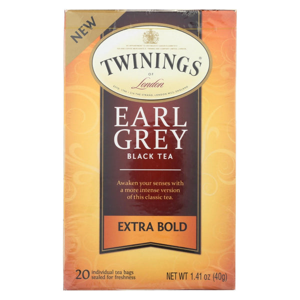 Twinings Extra Bold Earl Grey Black Tea (6x20 Ct)