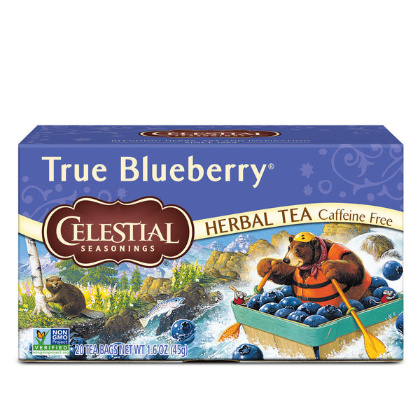 Celestial Seasonings True Blueberry Herb Tea (6x20 bag)