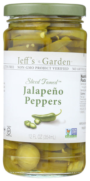 Jeff's Naturals JalapenoSliced Tamed (6x12OZ )