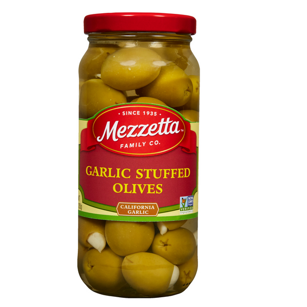 Mezzetta Olive, Stuffed Garlic (6x10Oz)