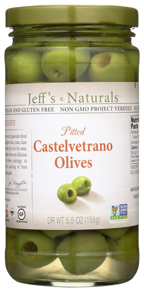 Jeff's Naturals Castelvetrano Olives (6x5.5 OZ)