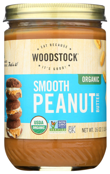 Woodstock Smooth Peanut Butter (12x16 Oz)