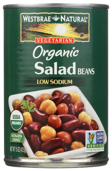 Westbrae Foods Salad Beans Low Fat (12x15 Oz)