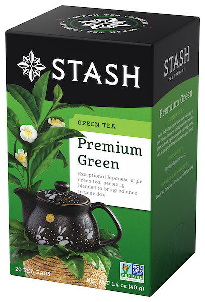 Stash Tea Green Premium Tea (6x20 CT)