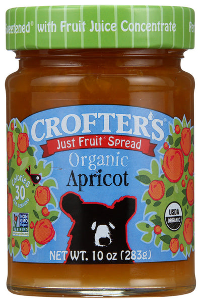 Crofters Apricot Just Fruit (6x10OZ )