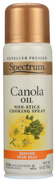 Spectrum Naturals High Heat Canola Skillet Spray (6x6 Oz)