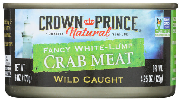 Crown Prince Fancy White Crab Meat (12x6 Oz)