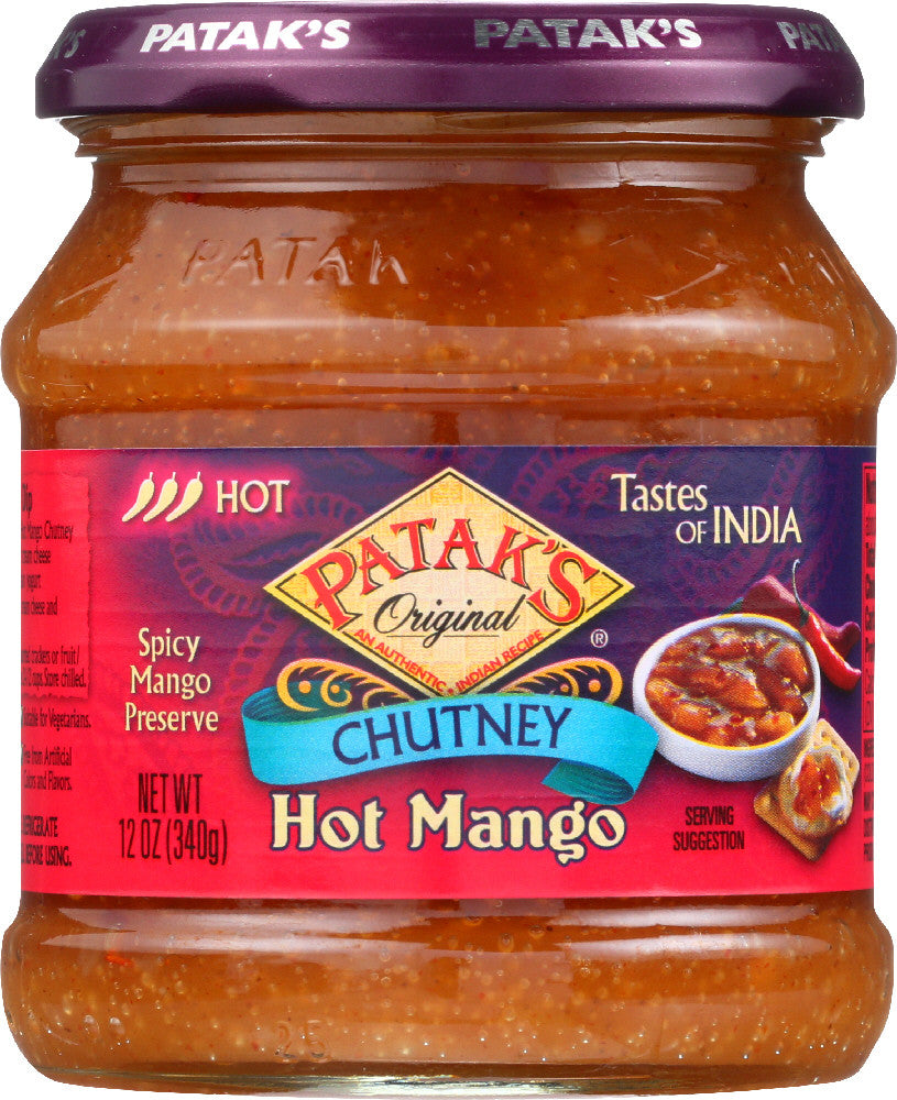 Patak's Hot Mango Chutney (6x12Oz)