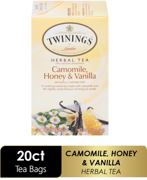Twinings Herbal Camomile, Honey & Vanilla Tea (6x20 Bag)