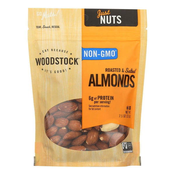 Woodstock R/S Almonds (8x7.5OZ )