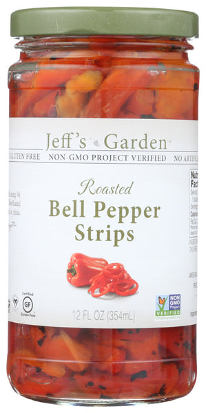 Jeff's Naturals Rd Pepper Strips Roasted (6x12OZ )
