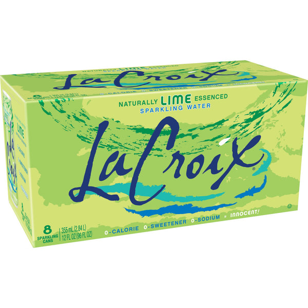 Lacroix Lime Sparkling Water (3x8Pack )