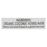 Let's Do Organic Coconut Cream - Organic - Heavy - Case Of 12 - 13.5 Fl Oz