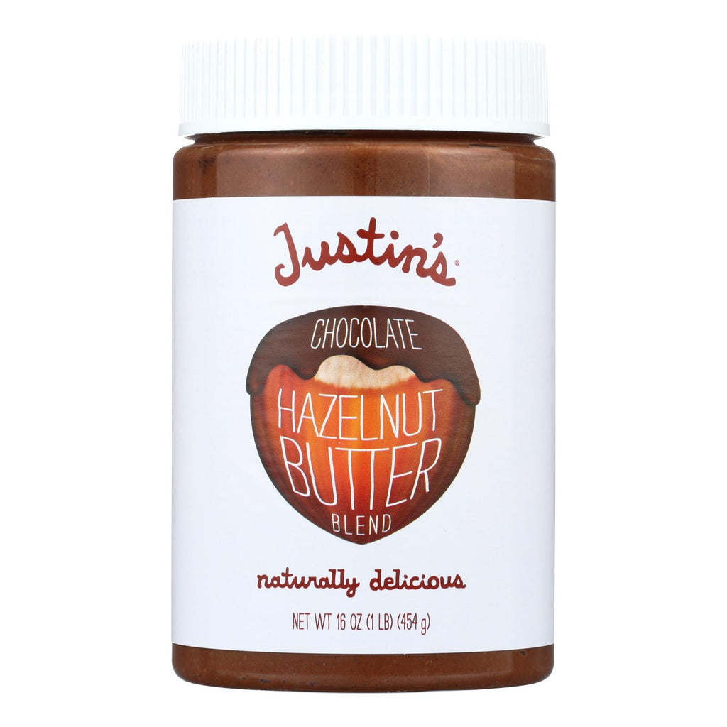 Justin's Nut Butter Hazelnut Butter - Chocolate - Case Of 6 - 16 Oz.