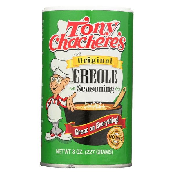 Tony Chachere's Seasoning - Creole - Case Of 6 - 8 Oz