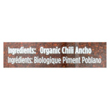 Spicely Organics - Organic Org Chili Ancho Ground - Case Of 3 - 1.7 Oz.