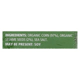 Real Foods Organic Corn Thins - Sesame - Case Of 6 - 5.3 Oz.