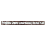 Spicely Organics - Organic Sumac - Case Of 3 - 2 Oz.