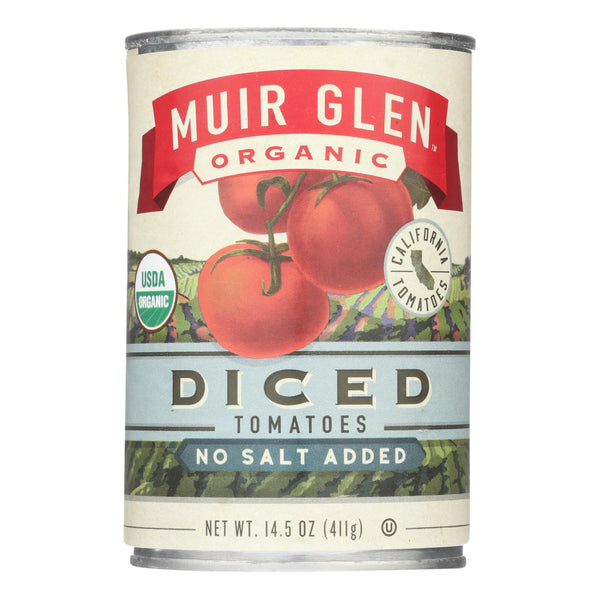 Muir Glen Diced Tomatoes - Tomato - Case Of 12 - 14.5 Oz.
