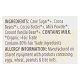 Theo Chocolate Organic Chocolate Bar - Classic - Milk Chocolate - 45 Percent Cacao - Pure - 3 Oz Bars - Case Of 12
