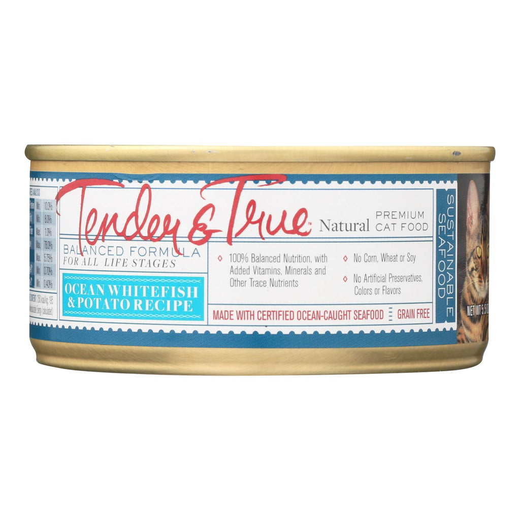 Tender & True Cat Food Ocean Whitefish And Potato  - Case Of 24 - 5.5 Oz