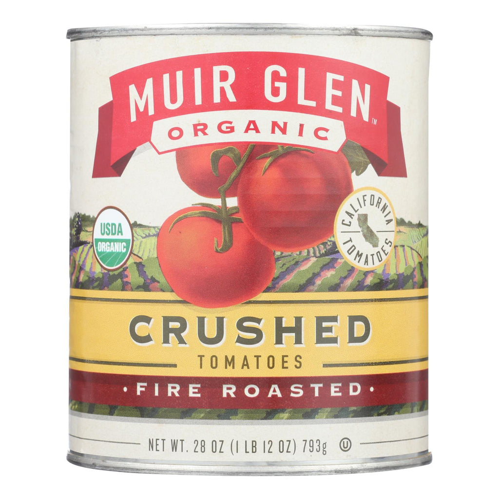 Muir Glen Fire Roasted Crushed Tomato - Tomato - Case Of 12 - 28 Oz.