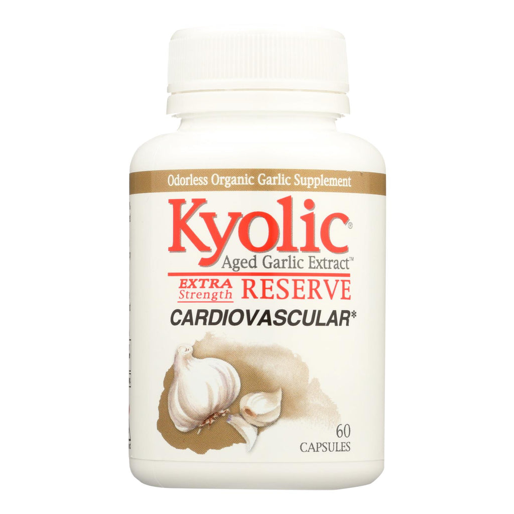 Kyolic - Aged Garlic Extract Cardiovascular Extra Strength Reserve - 60 Capsules
