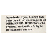 Divina - Organic Kalamata Olives - Case Of 6 - 6.35 Oz.