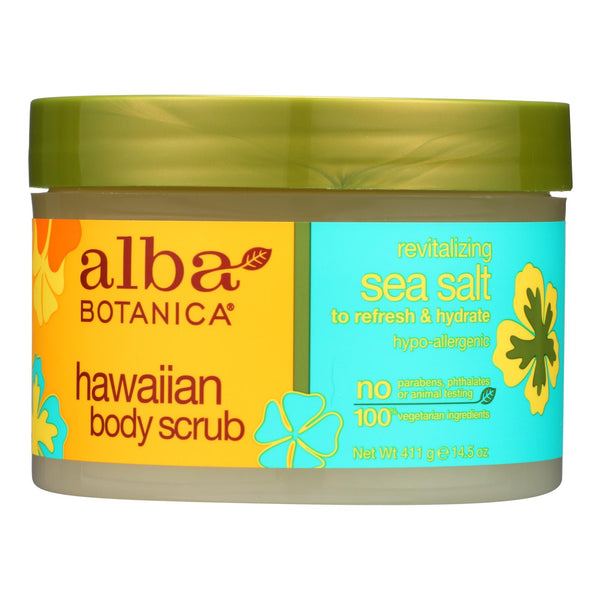 Alba Botanica - Hawaiian Sea Salt Body Scrub - 14.5 Oz