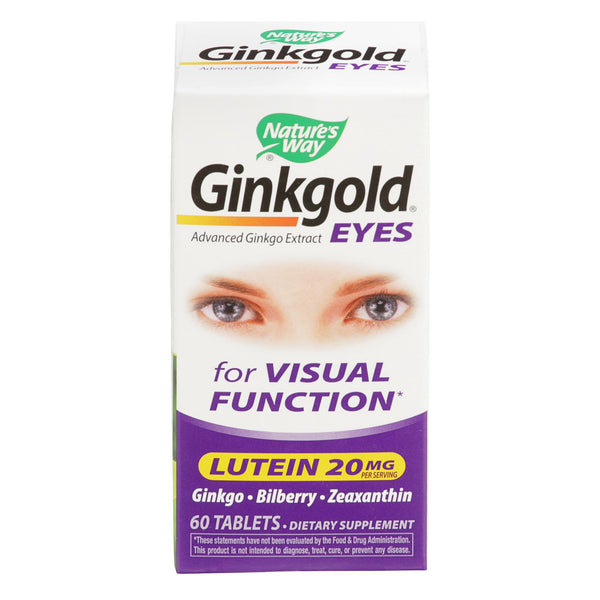 Nature's Way - Ginkgold Eyes - 60 Tablets