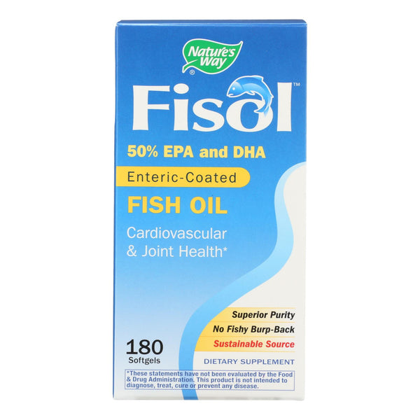 Nature's Way - Fisol Fish Oil - 180 Softgels