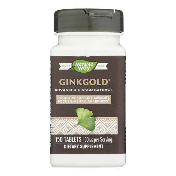 Nature's Way - Ginkgold 60 Mg - 150 Tablets