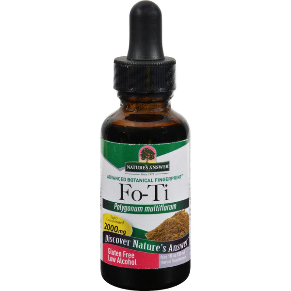Nature's Answer - Fo-ti Cured Root - 1 Fl Oz